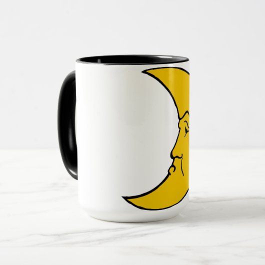 Der Mensch im Mond Tasse (Vorderseite Links)