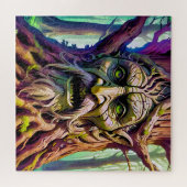 Der Mensch in einem Baum Puzzle (Horizontal)