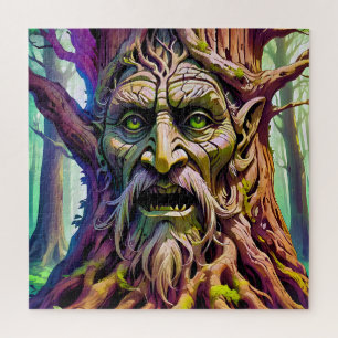Der Mensch in einem Baum Puzzle