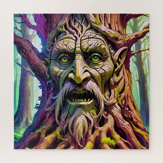 Der Mensch in einem Baum Puzzle (Vertikal)