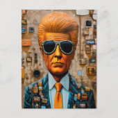 Der Mensch in einer abnehmenden Gesellschaft Postkarte (Vorderseite)