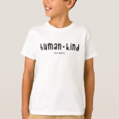 Der Mensch ist beide einfach T-Shirt (Vorderseite)