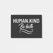 Der Mensch ist beides Post-it Klebezettel (Vorderseite)