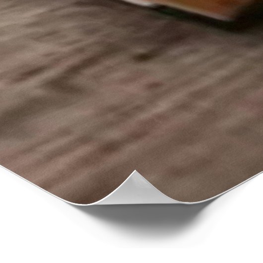 Der Mensch ist das beste Bücherposter Poster (Ecke)