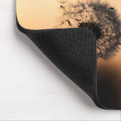 Der Mensch ist frei Voltaire Zitat Löwenzahn Mousepad (Ecke)