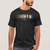 Der Mensch ist gleich gleichberechtigter Gay Pride T-Shirt (Vorderseite)