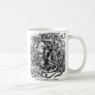 Der Mensch ist nur ein Wurm Kaffeetasse