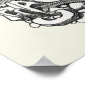 Der Mensch ist nur ein Wurm Poster (Ecke)