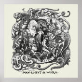 Der Mensch ist nur ein Wurm Poster (Vorne)