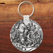 Der Mensch ist nur ein Wurm Schlüsselanhänger (Vorderseite)