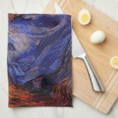 Der Mensch ist von Vincent van Gogh auf See Geschirrtuch (Viertel Falte)