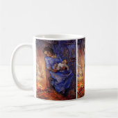 Der Mensch ist von Vincent van Gogh auf See Kaffeetasse (Links)