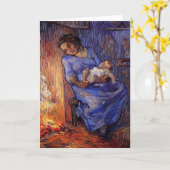 Der Mensch ist von Vincent van Gogh auf See Karte (Gelbe Blume)