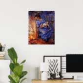 Der Mensch ist von Vincent van Gogh auf See Poster (Heimbüro)