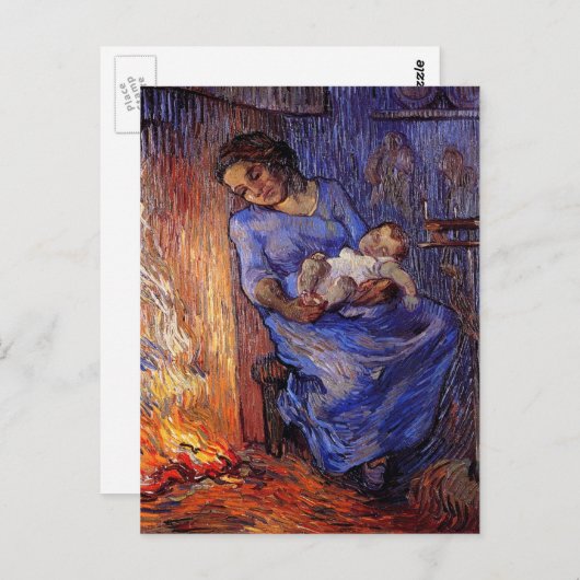 Der Mensch ist von Vincent van Gogh auf See Postkarte (Vorne/Hinten)