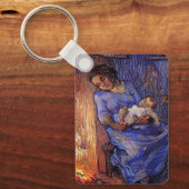 Der Mensch ist von Vincent van Gogh auf See Schlüsselanhänger (Vorderseite)