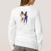 Der Mensch kann nicht allein auf Brot leben T-Shirt (Rückseite)