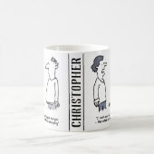 Der Mensch kann nicht zum Pub gehen, da die Ehefra Kaffeetasse (Mittel)