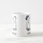 Der Mensch kann nicht zum Pub gehen, da die Ehefra Kaffeetasse (Mittel)