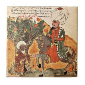 Der Mensch kommt aus einer Baumrenaissance Indiens Fliese (Vorderseite)