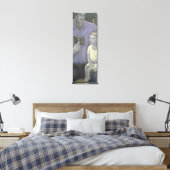 Der Mensch liest zu Mädchen 2003 Leinwanddruck (Insitu (Schlafzimmer))