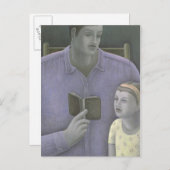 Der Mensch liest zu Mädchen 2003 Postkarte (Vorne/Hinten)