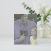 Der Mensch liest zu Mädchen 2003 Postkarte (Stehend Vorderseite)