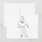 Der Mensch mit einem Schuhbein Gibney Das Museum Z Postkarte (Vorne/Hinten)