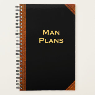 Der Mensch plant Vintagen Stil Planer