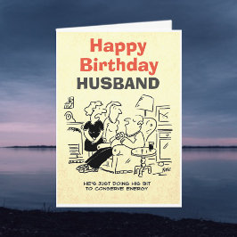 Der Mensch schläft für Energie Karte