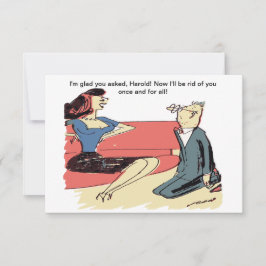 Der Mensch schlägt einer Frau vor, Unglaublich wit Save The Date