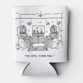 Der Mensch verwöhnt seinen tropischen Fisch - Der Dosenkühler (Vorderseite)