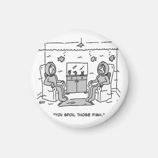 Der Mensch verwöhnt seinen tropischen Fisch - Der Magnet (Vorne)