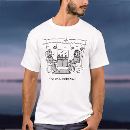 Der Mensch verwöhnt seinen tropischen Fisch - Der  T-Shirt
