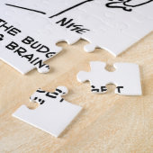 Der Mensch wird das Budget nicht im Fernsehen sehe Puzzle (Seite)