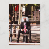 Der Menschenaffe Postkarte (Vorderseite)