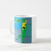 Der menschliche Aal Kaffeetasse (Vorderseite Links)