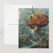 Der menschliche Baum Postkarte (Vorne/Hinten)