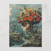 Der menschliche Baum Postkarte (Vorderseite)