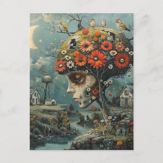 Der menschliche Baum Postkarte (Vorderseite)