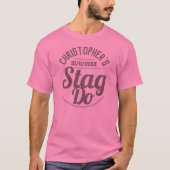 Der menschliche Stag-Do-T - Shirt (Vorderseite)