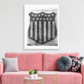 Der menschliche U.S. Schild auf Lager/Fort Custome (Insitu (Wohnzimmer))