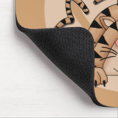 Der Meow der Katze Mousepad (Ecke)