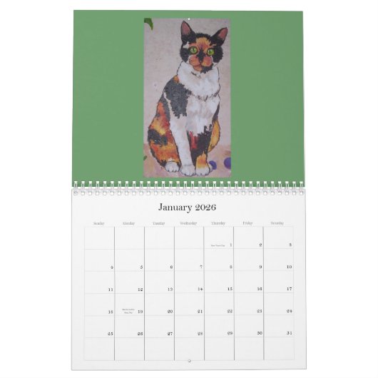 Der Meow-Kalender der Katze Kalender (Jan 2026)