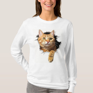"Der Meow-T - Shirt der Katze"