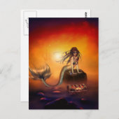 Der Mermaids-Schatz Postkarte (Vorne/Hinten)