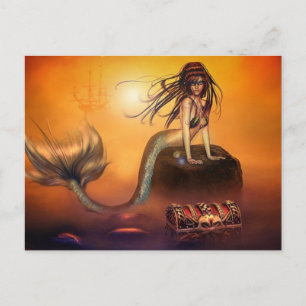 Der Mermaids-Schatz Postkarte