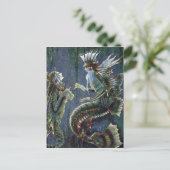 Der Merman King Postkarte (Stehend Vorderseite)