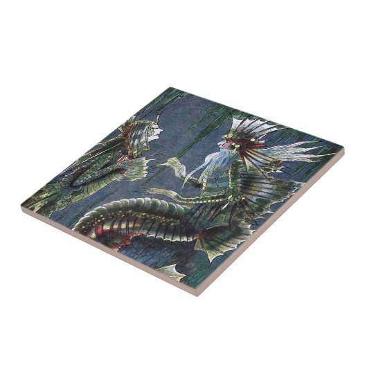 Der merman-König Fliese (Seite)