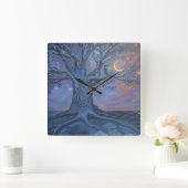 Der Messenger an der feinen Tür - die Uhr der Kuns (Zuhause)